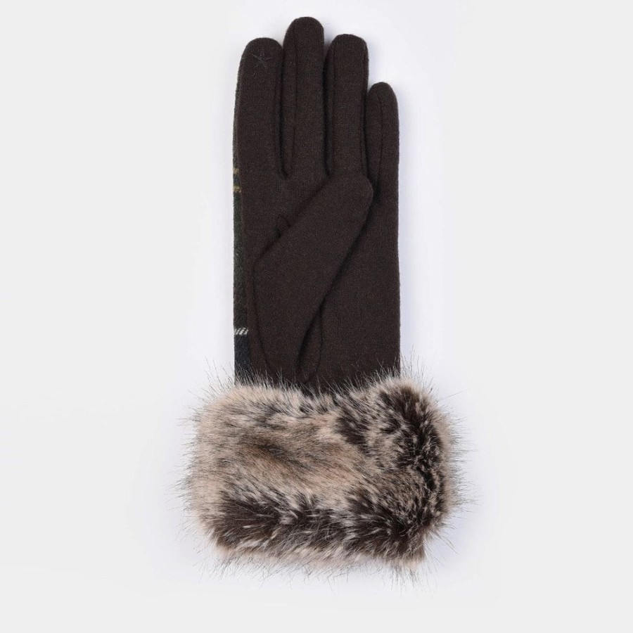 Dame BARBOUR Handsker | Barbour - Ridley Tartan Gloves Ternet