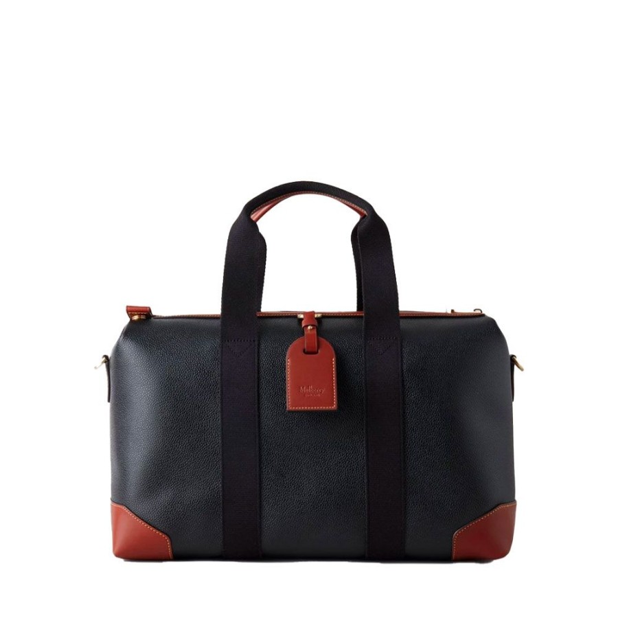 Herren Mulberry MEN Tasker | Heritage Day Clipper, Black & Cognac