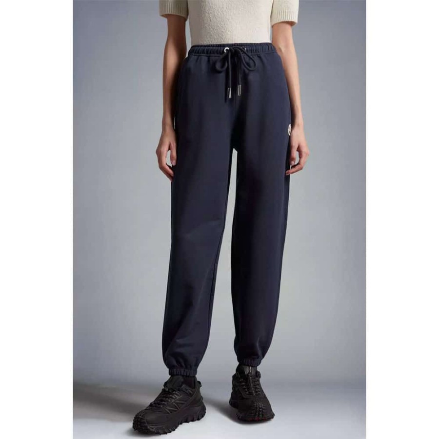 Dame MONCLER DAME Bukser | Moncler - Sweatpants Navy