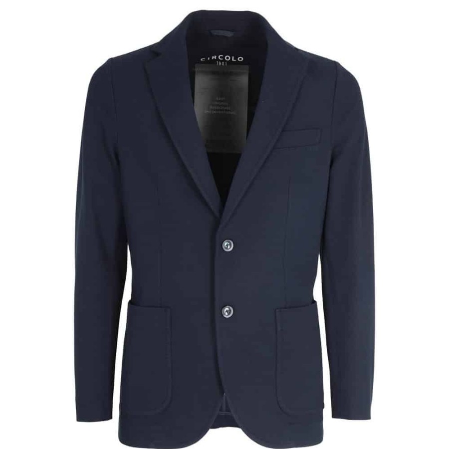 Herren Circolo Blazer | Circolo - Piquet Blazer Navy