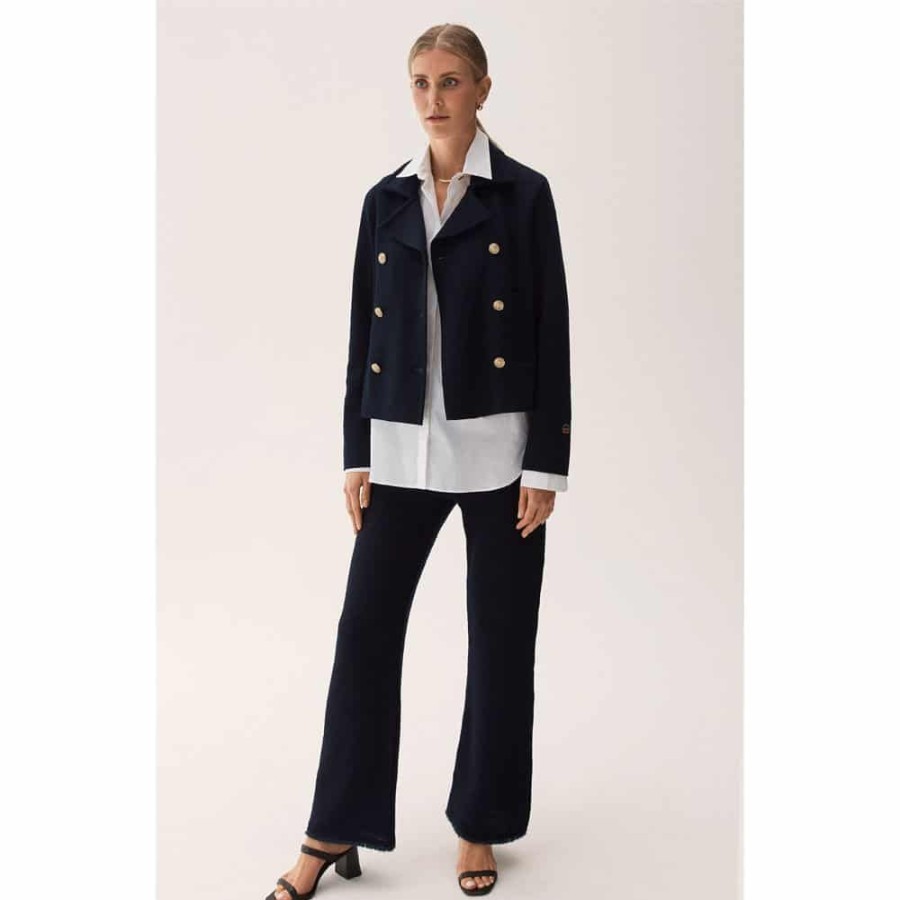 Dame Busnel Bukser | Busnel - Beverly Trousers Marine