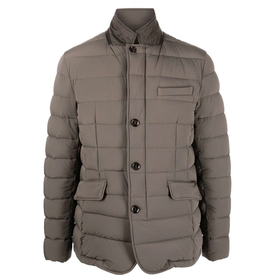 Herren MooRER Overtoj | Moorer - Zayn Down Jacket Almond