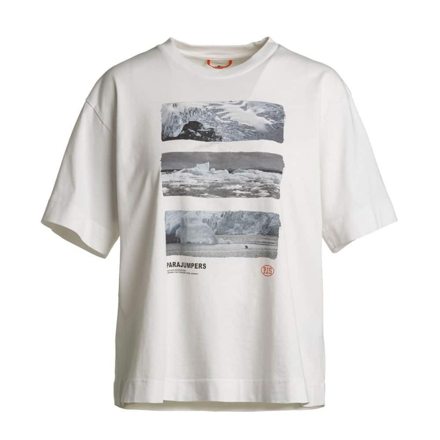 Dame Parajumpers T-Shirts | Parajumpers - Flawless T-Shirt Off White