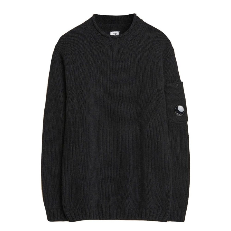 Herren C.P. Company Strik | C.P. Company - Turtleneck Knit Sort