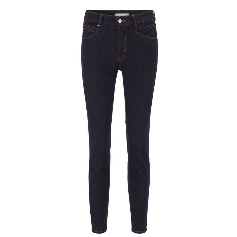 Dame BOSS WOMEN Jeans | Boss - Slim Crop 3.0 Jeans Navy