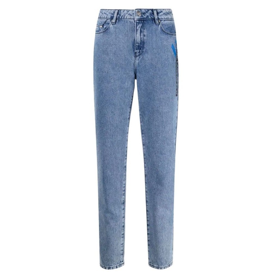 Dame Karl Lagerfeld Jeans | Karl Lagerfeld - Monogram Girlfriend Jeans Denim