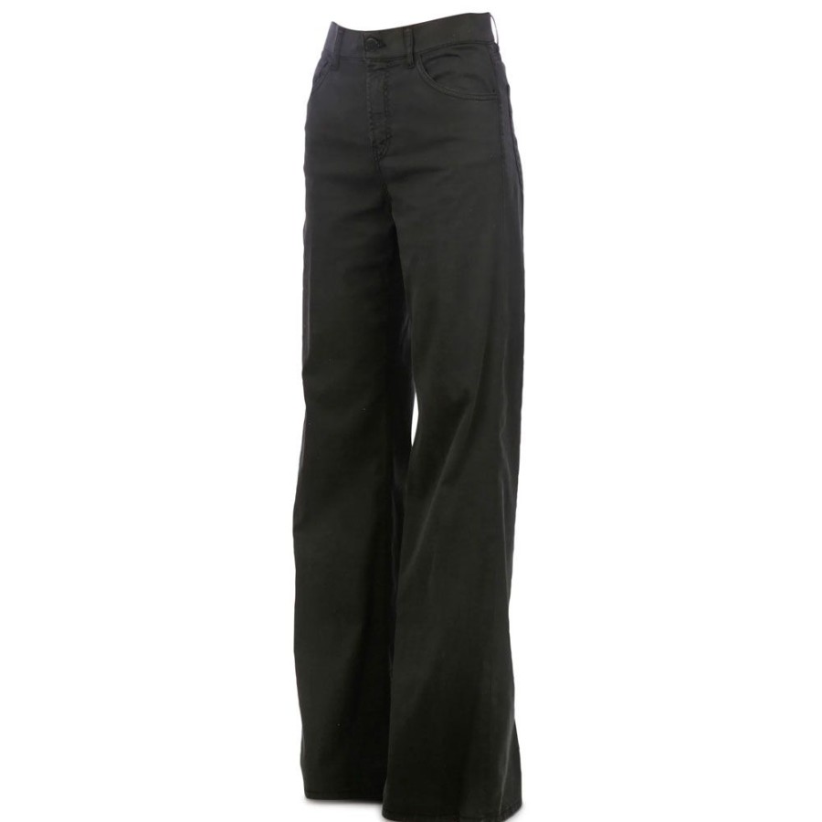 Dame Dondup Jeans | Dondup - Amber Wide Leg Jeans Sort