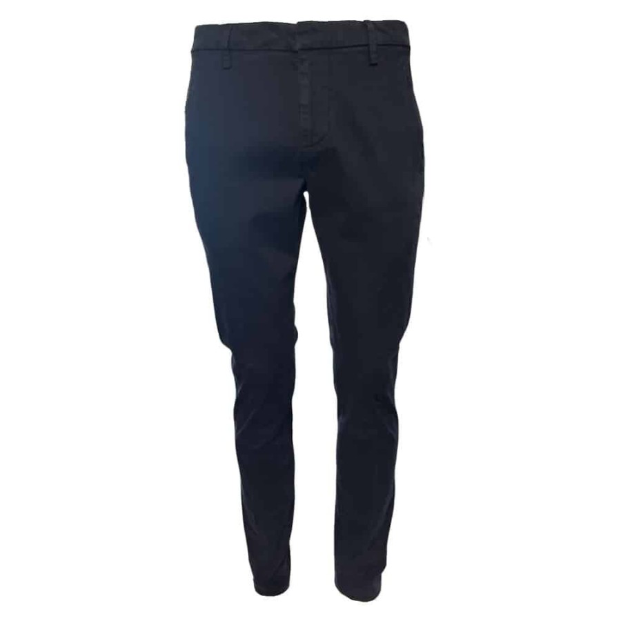 Herren Dondup MEN Bukser | Dondup - Gaubert Chinos Mork Bla