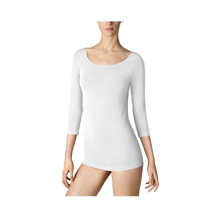 Dame Wolford Bluser | Wolford U2013 Melbourne Pullover, White Hvid