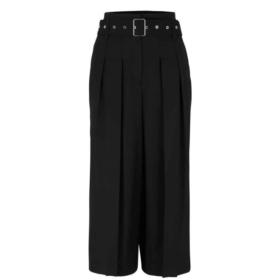 Dame BOSS WOMEN Bukser | Boss - Taliana Pants Sort