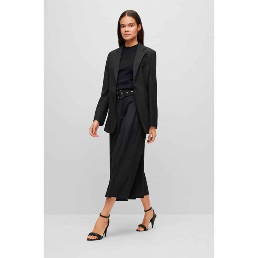 Dame BOSS WOMEN Bukser | Boss - Taliana Pants Sort