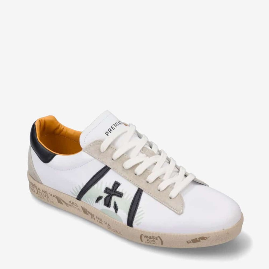 Herren Premiata Sneakers | Premiata - Andy Sneakers Hvid