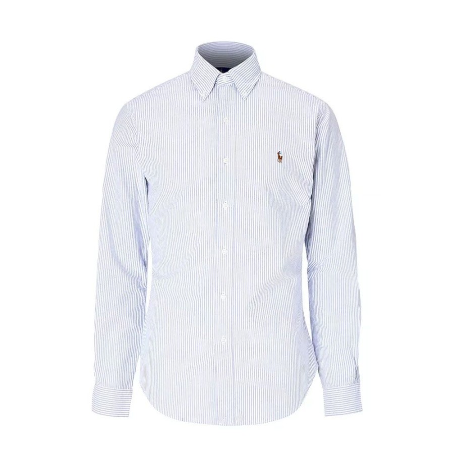 Herren RALPH LAUREN Skjorter | Ralph Lauren - Slim Fit Oxford Shirt Stribet