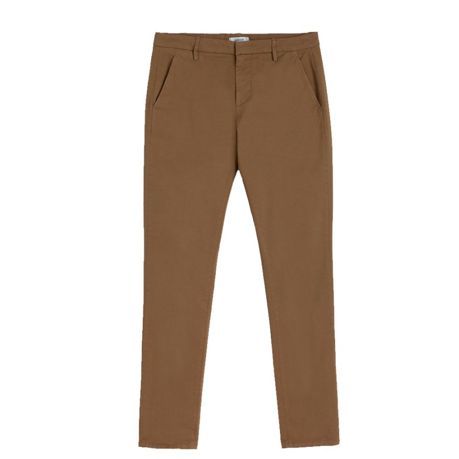 Herren Dondup MEN Bukser | Dondup - Gaubert Chinos Cognac