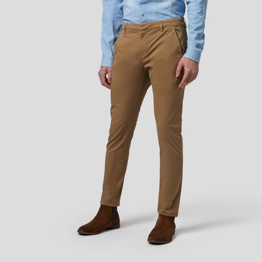 Herren Dondup MEN Bukser | Dondup - Gaubert Chinos Cognac