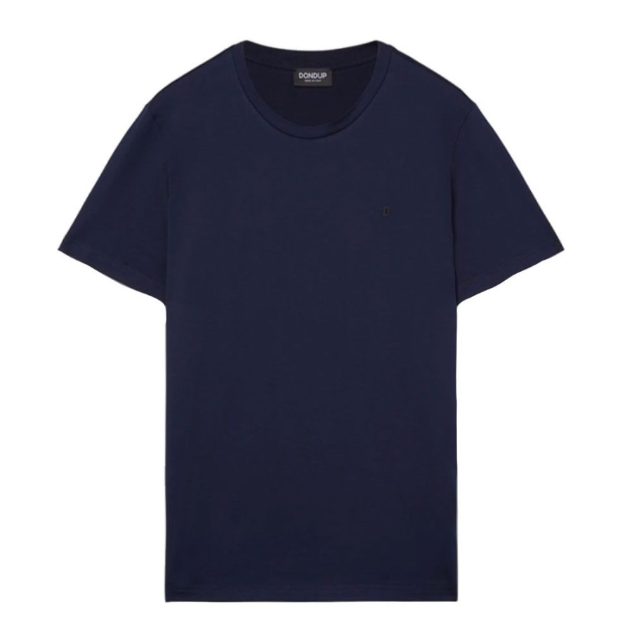 Herren Dondup MEN T-Shirts | Dondup - T-Shirt Navy