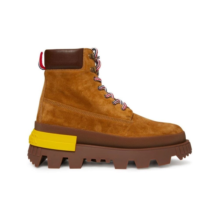 Herren MONCLER HERRE Stovler | Moncler - Mon Corp Boots Cognac