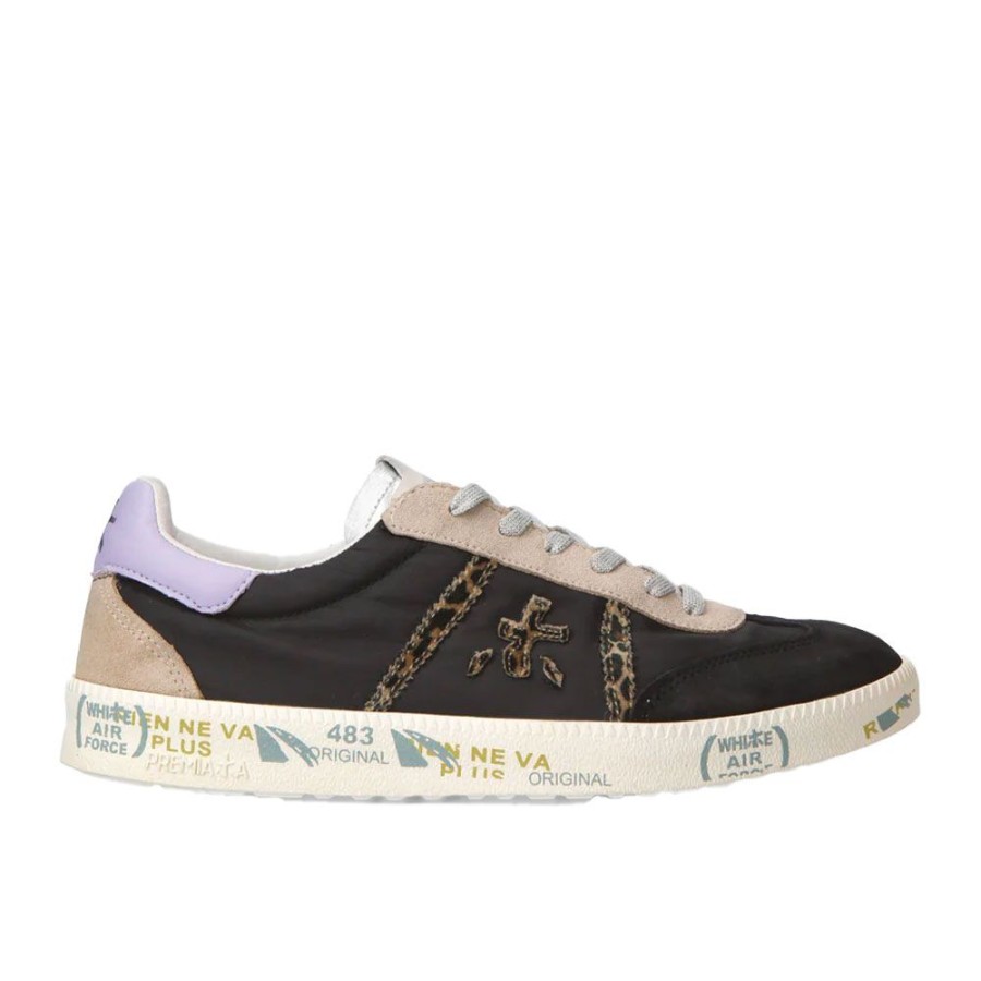 Dame Premiata Dame Sneakers | Premiata - Bonnied Sneakers Sort