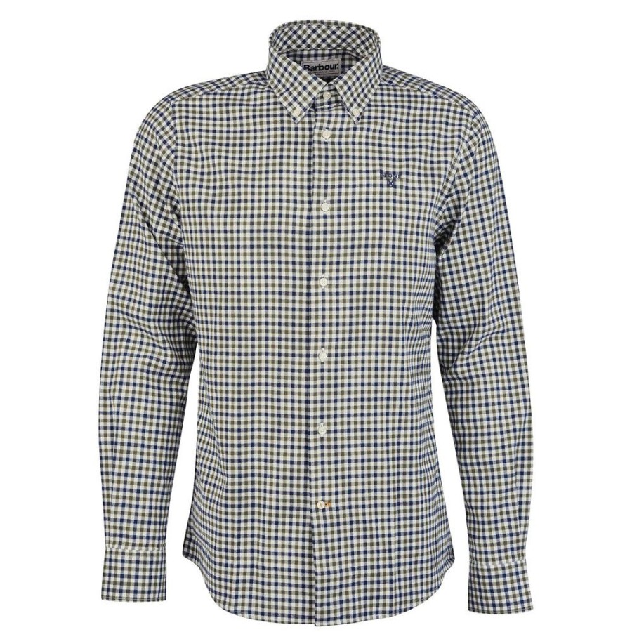 Herren BARBOUR HERRE Skjorter | Barbour - Finkle Check Shirt Ternet