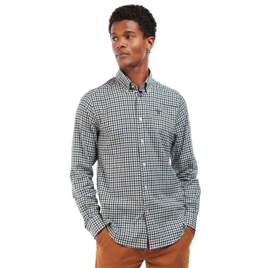 Herren BARBOUR HERRE Skjorter | Barbour - Finkle Check Shirt Ternet