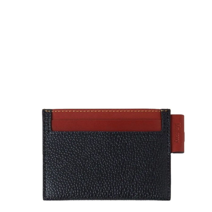 Herren Mulberry MEN Punge | Mulberry - Credit Card Slip, Black & Cognac