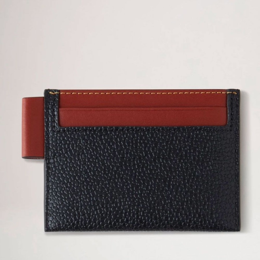 Herren Mulberry MEN Punge | Mulberry - Credit Card Slip, Black & Cognac