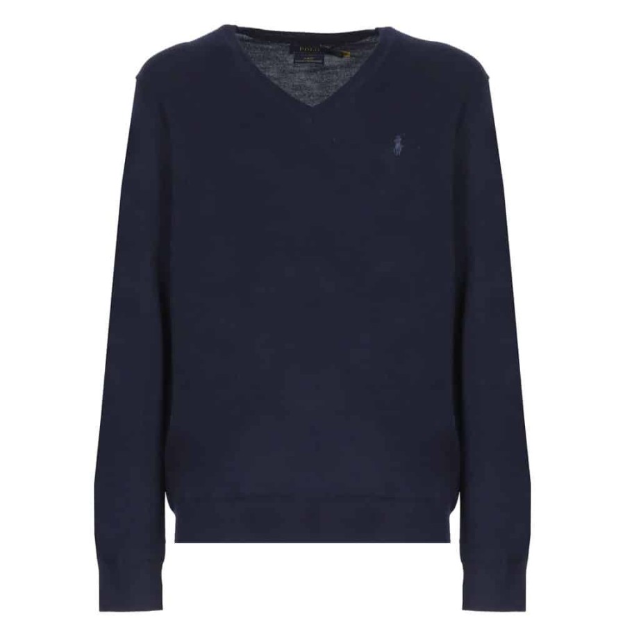 Herren RALPH LAUREN Strik | Ralph Lauren - Knit Navy