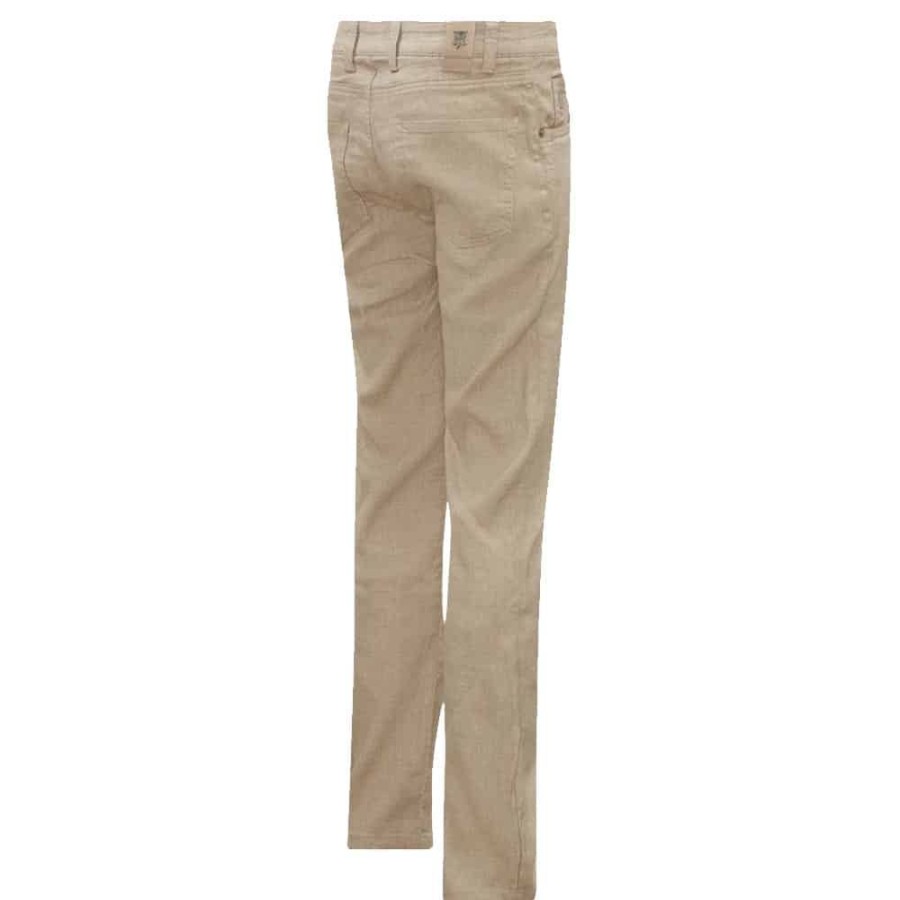 Herren Hansen&Jacob Bukser | Hansen & Jacob - Linen Stretch Trousers Lys Brun