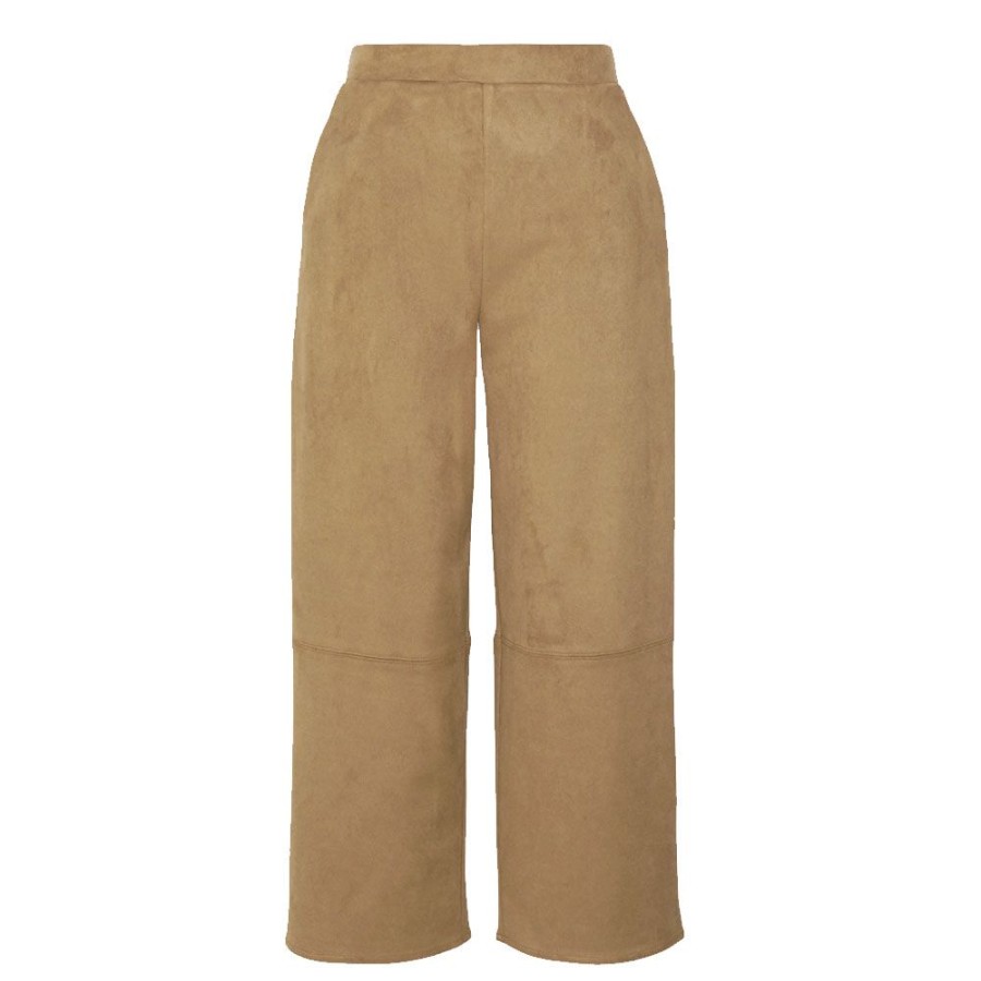 Dame MaxMara Leisure Bukser | Maxmara Leisure - Albore Pants Camel