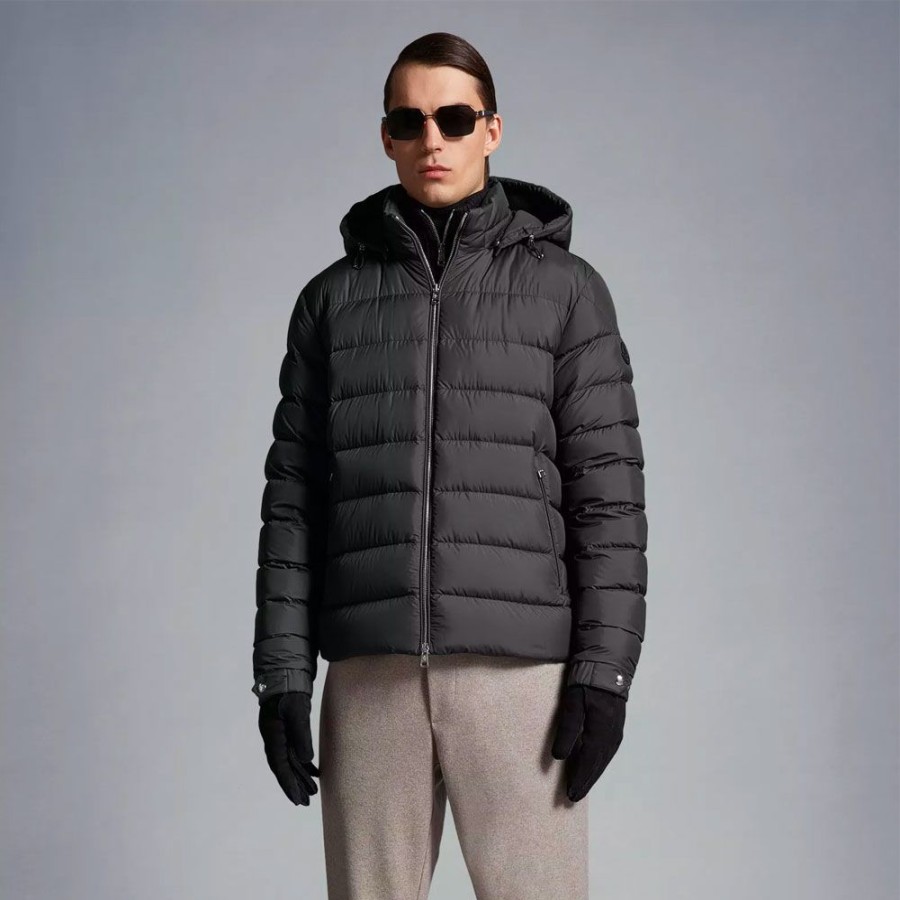 Herren MONCLER HERRE Overtoj | Moncler - Arneb Short Down Jacket Sort