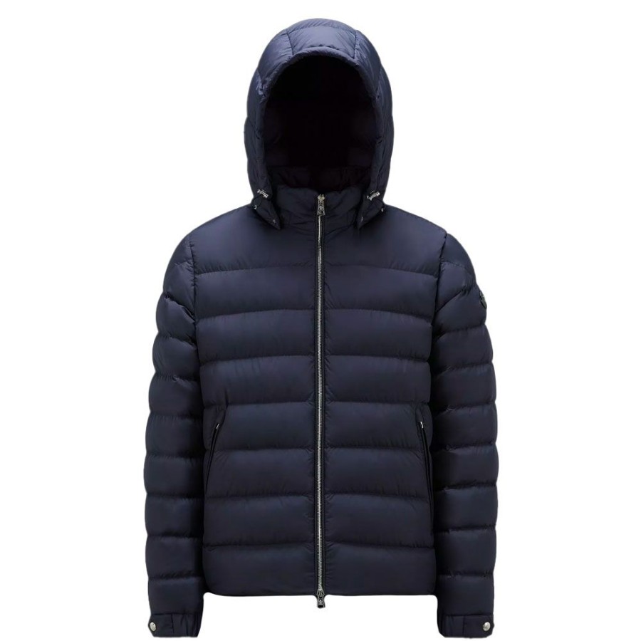 Herren MONCLER HERRE Overtoj | Moncler - Arneb Short Down Jacket Navy