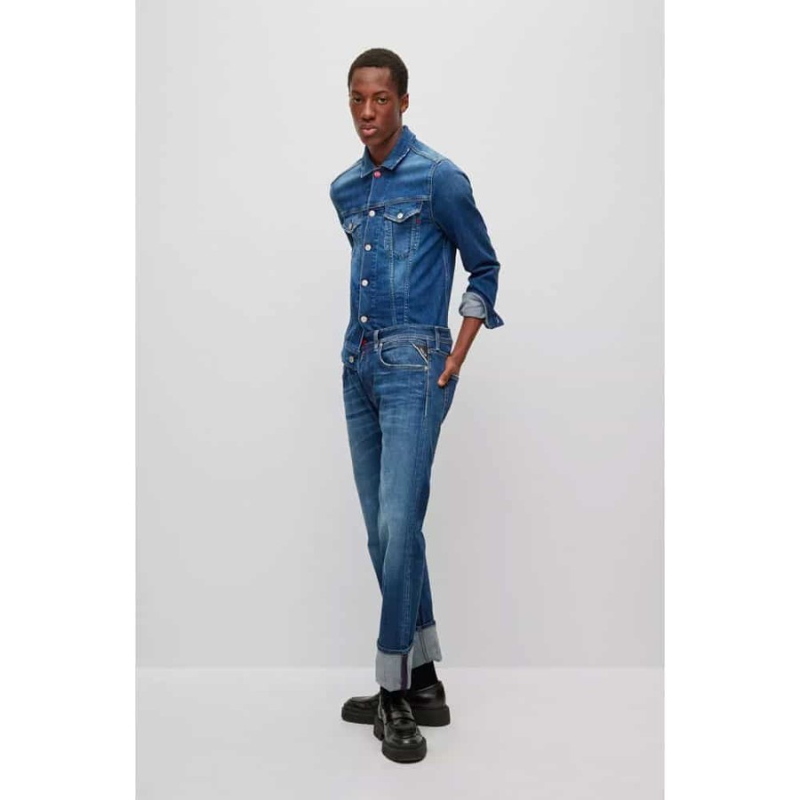 Herren HUGO Jeans | Hugo X Replay - Grover Jeans Denim