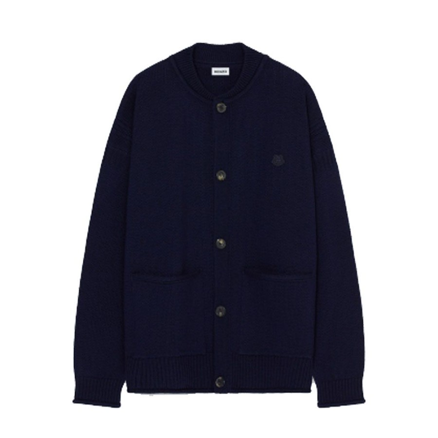 Herren Kenzo Herre Cardigan | Kenzo - Oversized Cardigan Navy