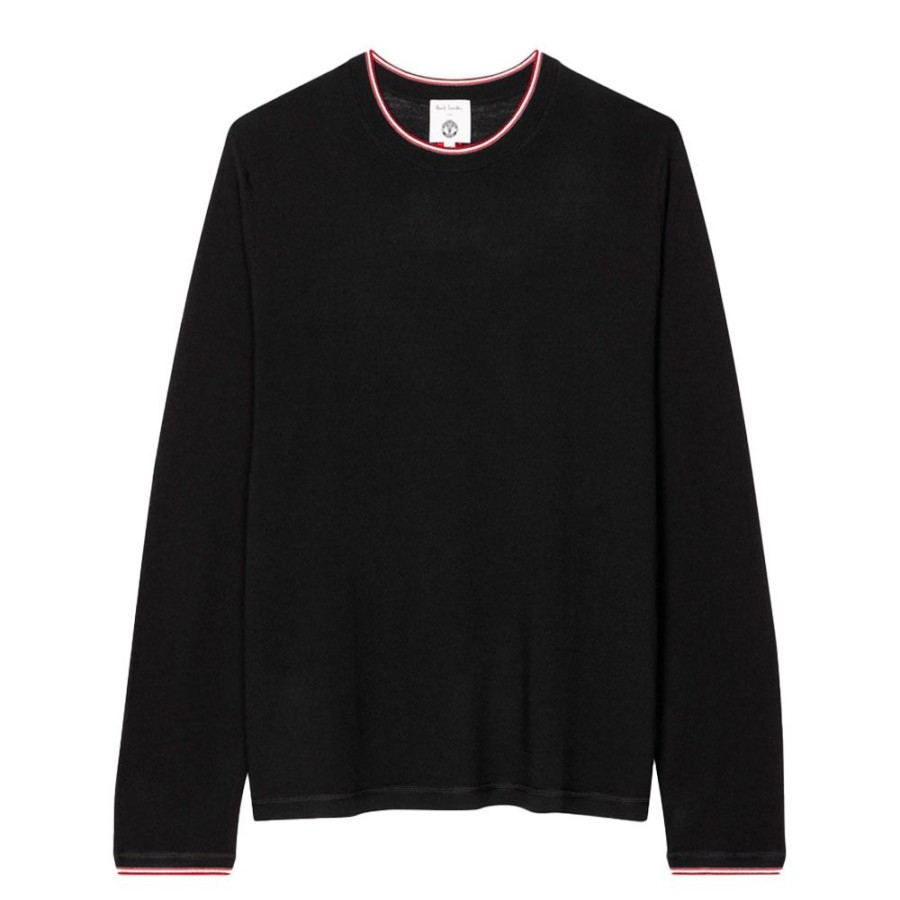 Herren Paul Smith Strik | Paul Smith X Manchester United - Merino Knit Sort