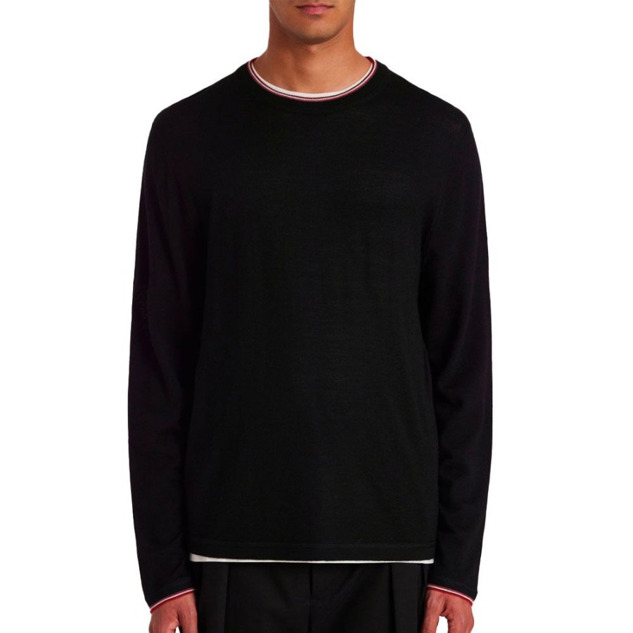 Herren Paul Smith Strik | Paul Smith X Manchester United - Merino Knit Sort