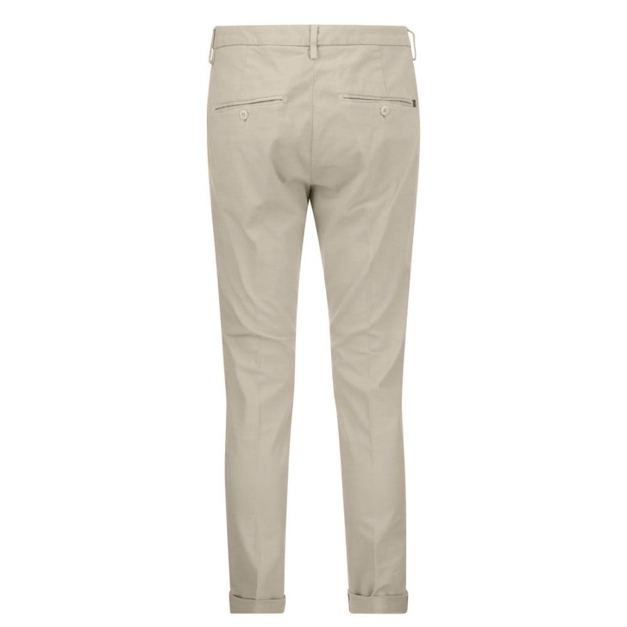 Herren Dondup MEN Bukser | Dondup - Gaubert Chinos Lys Cement