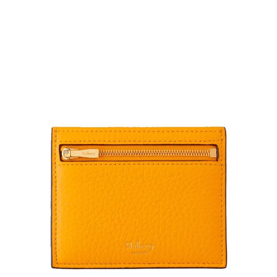 Dame Mulberry Punge | Mulberry - Zipped Credit Card Slip, Double Yellow