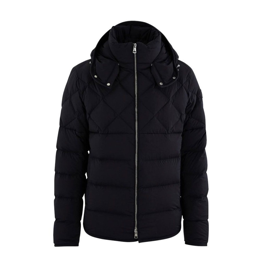 Herren MONCLER HERRE Overtoj | Moncler - Cecaud Down Jacket Navy