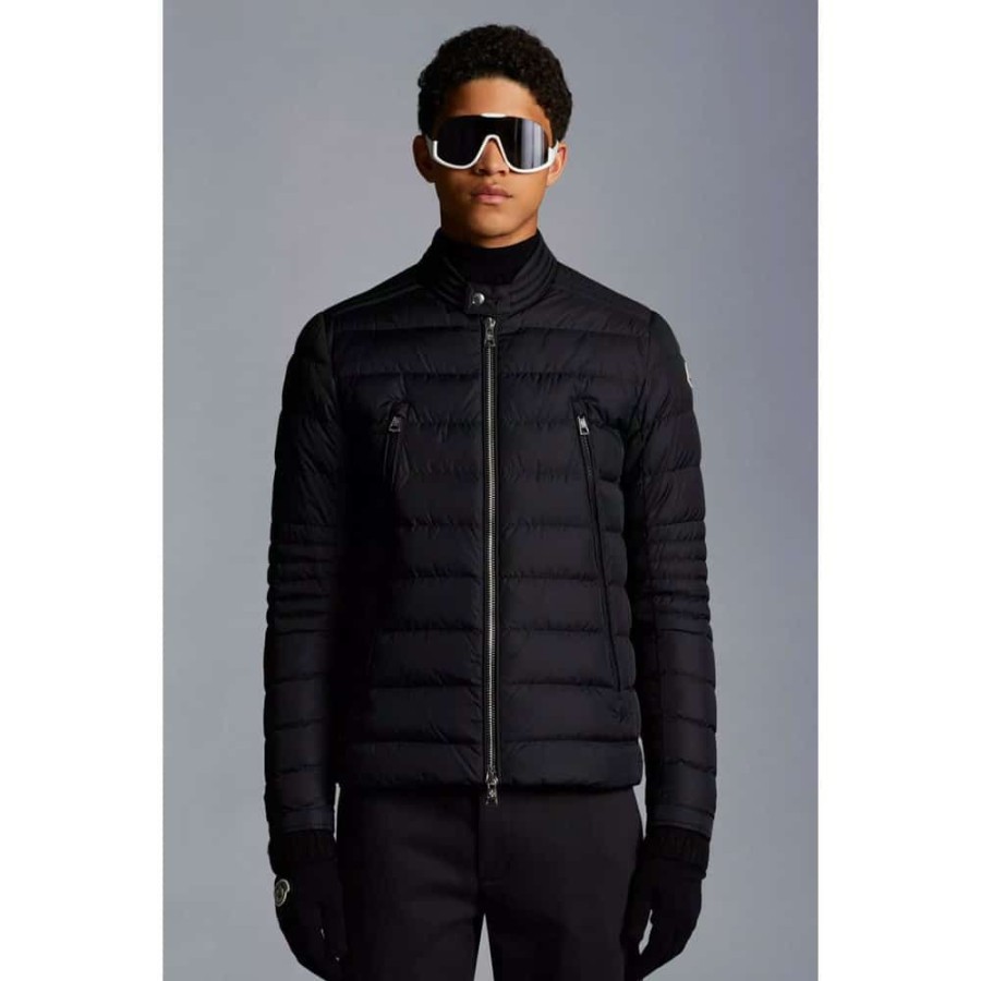 Herren MONCLER HERRE Overtoj | Moncler - Amiot Down Jacket Sort