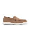 Herren BOSS Sko I Ruskind | Boss - Sienne Loafers Beige