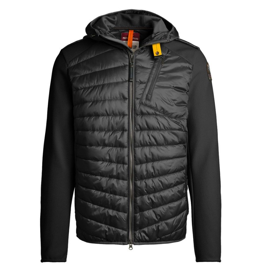 Herren Parajumpers MEN Overtoj | Parajumpers - Nolan Hybrid Jacket Sort