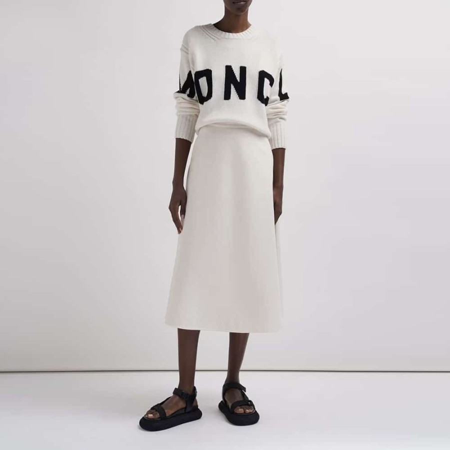 Dame MONCLER DAME Nederdele | Moncler - Skirt Cream