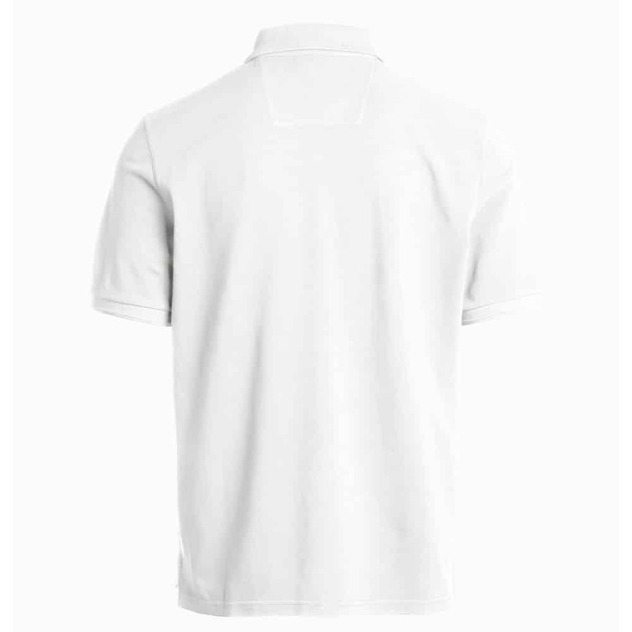 Herren Parajumpers MEN Polo | Parajumpers - Patch Polo Off White