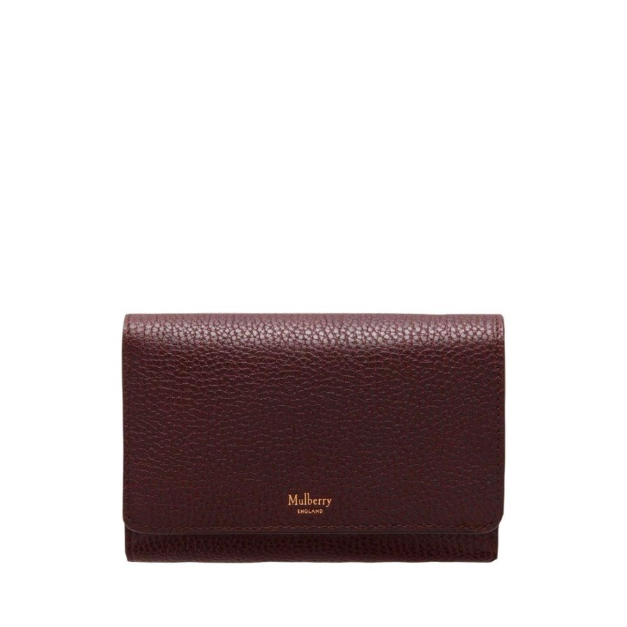 Dame Mulberry Punge | Mulberry - Medium Continental French Wallet, Oxblood