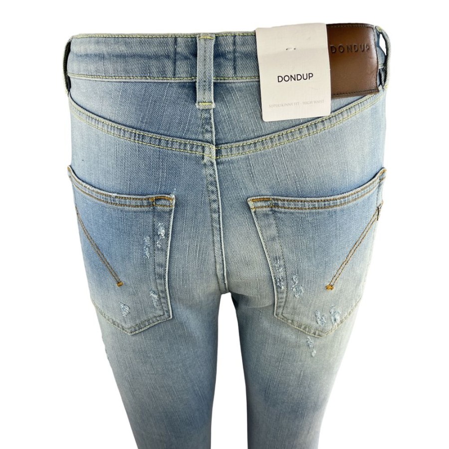 Dame Dondup Jeans | Dondup - Jeans Lys Bla