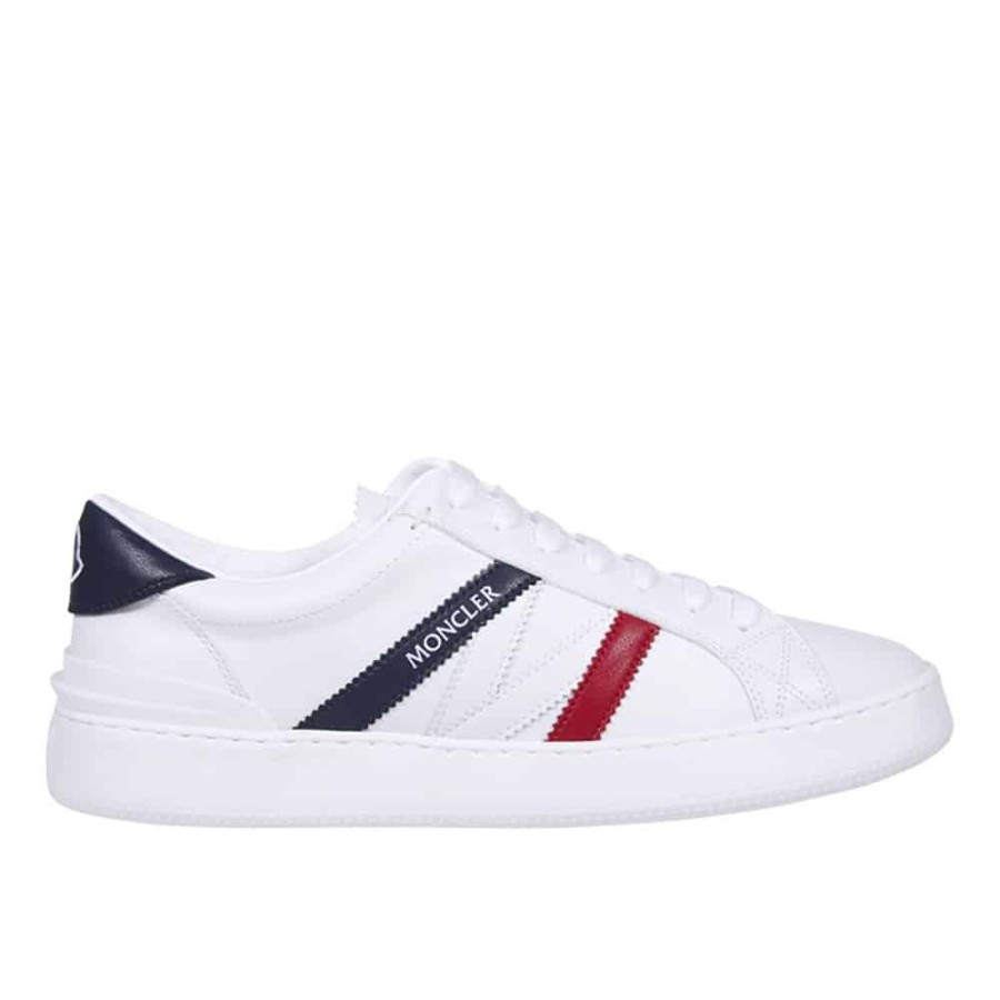 Herren MONCLER HERRE Sneakers | Moncler - Monaco M Sneakers Hvid