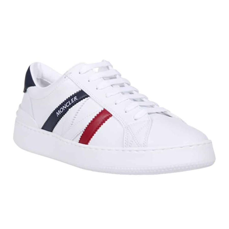 Herren MONCLER HERRE Sneakers | Moncler - Monaco M Sneakers Hvid