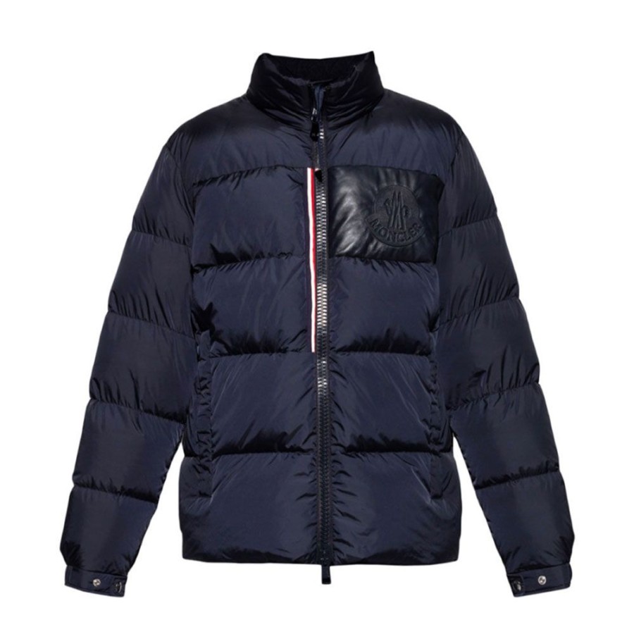 Herren MONCLER HERRE Overtoj | Moncler - Kounen Down Jacket Navy