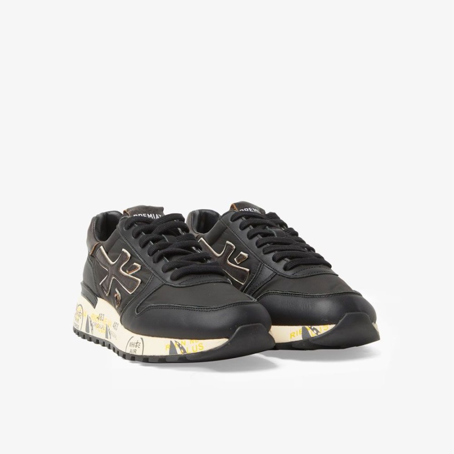 Herren Premiata Sneakers | Premiata - Mick Sneakers Sort