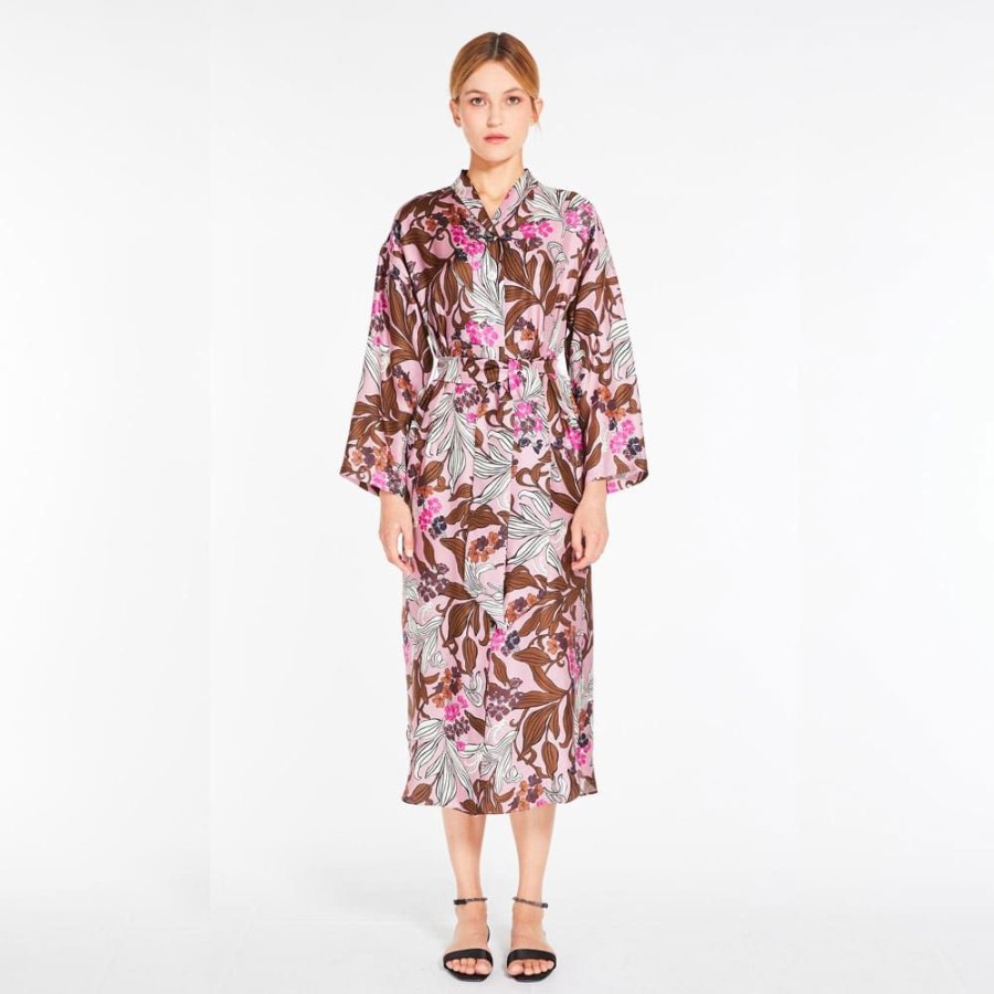 Dame S MaxMara Kjoler | S Max Mara - Quercia Dress Blomstret